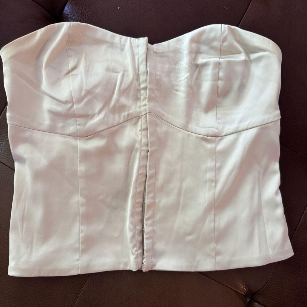 Abercrombie fitch strapless corsetbustier